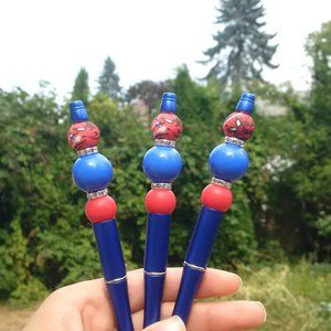 ✨Cute and Adorable Spiderman Beaded Pen